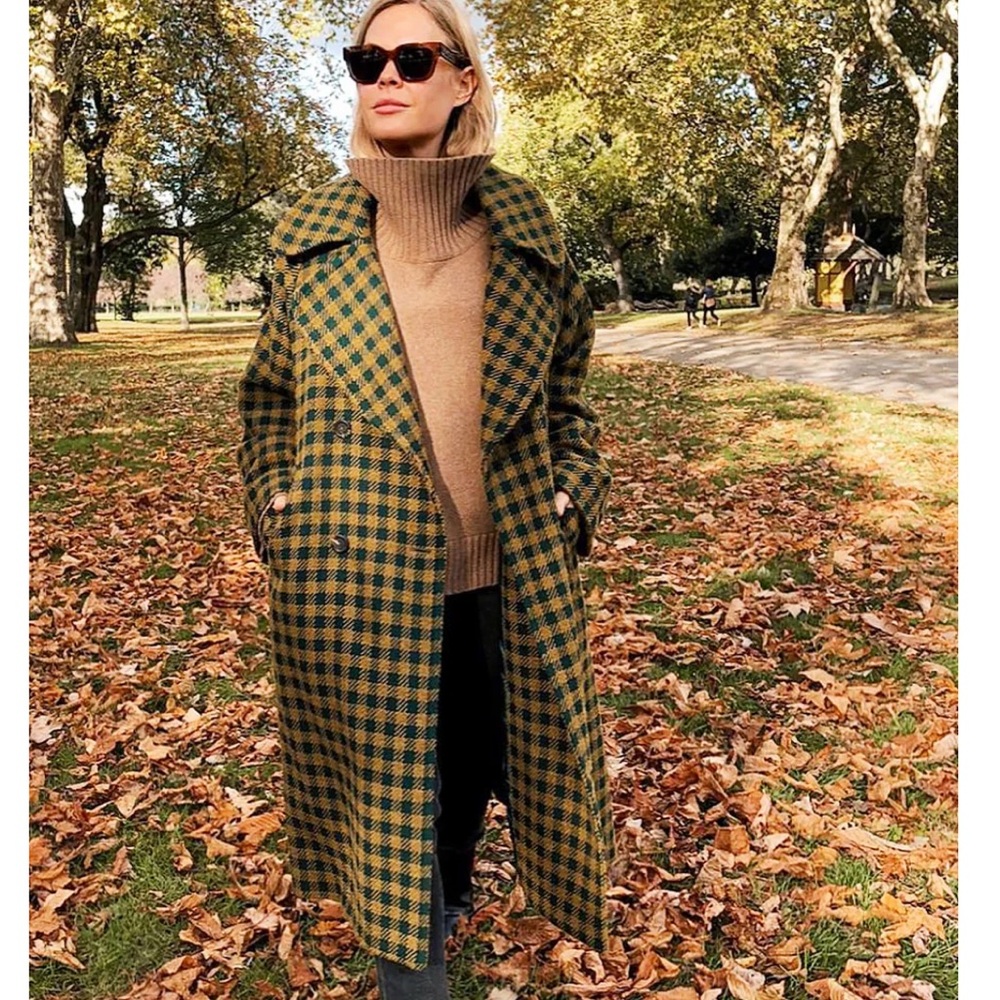 ISO SEA Plaid Wool Coat